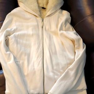 Vintage Gap fur lined hoodie